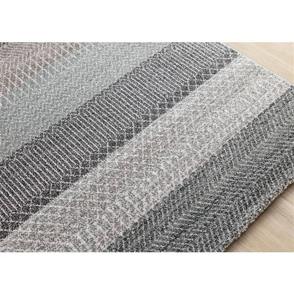 Rug Branch Sereni Area Rug Geometric Southwestern 8 x 11-ft - Grey