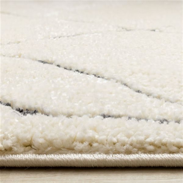 Rug Branch Bauer Area Rug Modern 5 x 8-ft - Cream