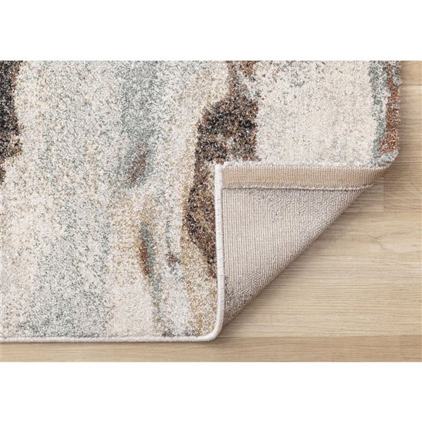 Rug Branch Sereni Area Rug Distressed Modern 8 x 11-ft - White