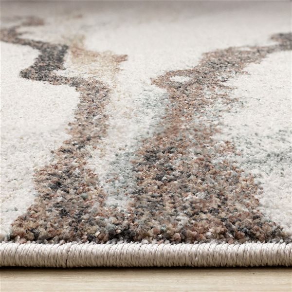 Rug Branch Sereni Area Rug Distressed Modern 8 x 11-ft - White