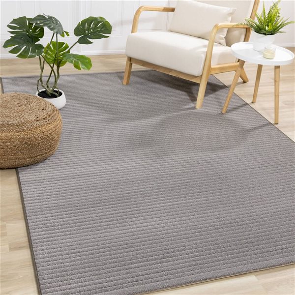 Rug Branch Solara Area Rug Tonal Modern 8 x 11-ft - Grey