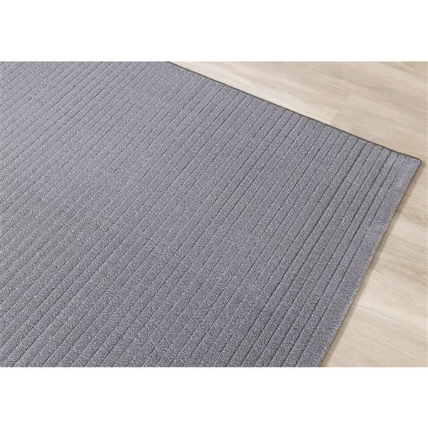 Rug Branch Solara Area Rug Tonal Modern 8 x 11-ft - Grey