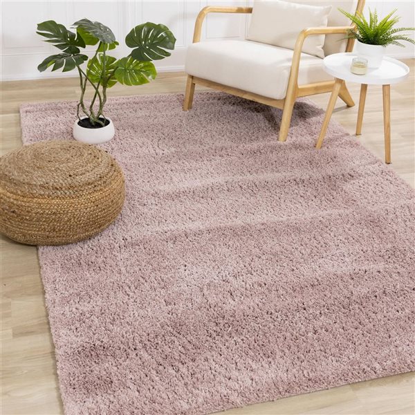 Rug Branch Marakai Area Rug Tonal Modern 7 x 10-ft - Pink