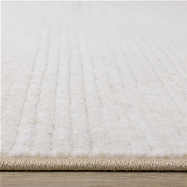 Rug Branch Solara Area Rug Tonal Modern 8 x 11-ft - Cream