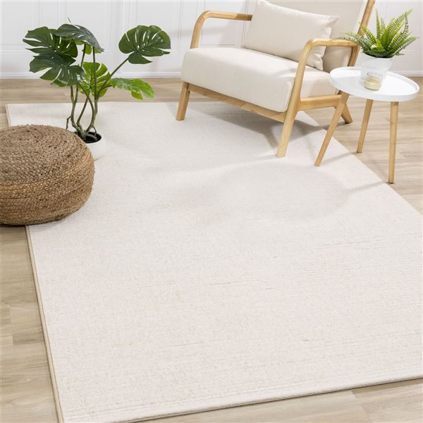 Rug Branch Solara Area Rug Tonal Modern 8 x 11-ft - Cream