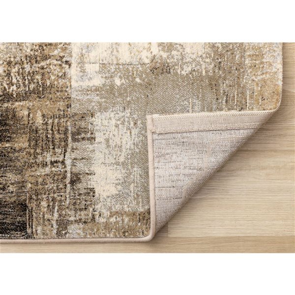 Rug Branch Aethera Area Rug Distressed Modern 8 x 11-ft - Cream