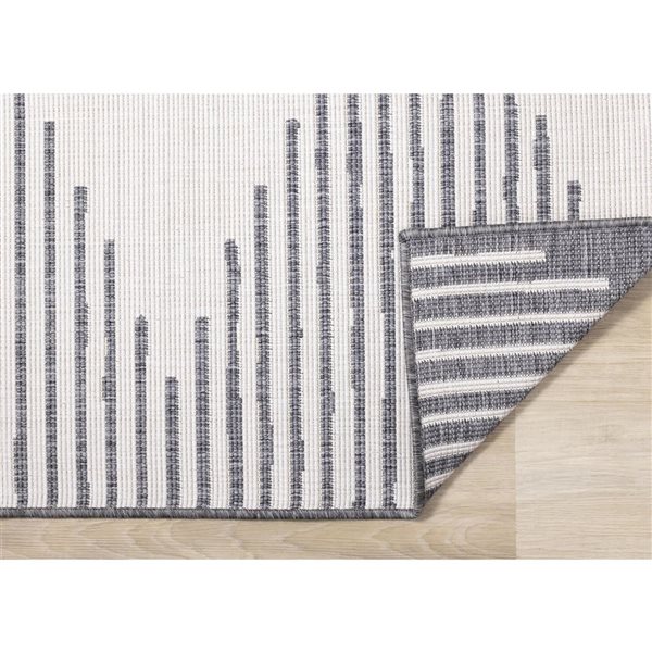 Rug Branch Zyana Area Rug Geometric Mid-Century 8 x 11-ft - Grey