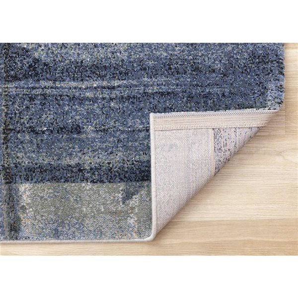 Rug Branch Aethera Area Rug Distressed Modern 8 x 11-ft - Blue