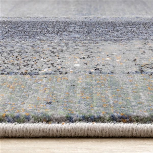 Rug Branch Aethera Area Rug Distressed Modern 8 x 11-ft - Blue