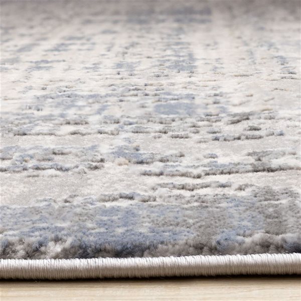 Rug Branch Sylvaris Border Area Rug Modern 8 x 11-ft - Grey