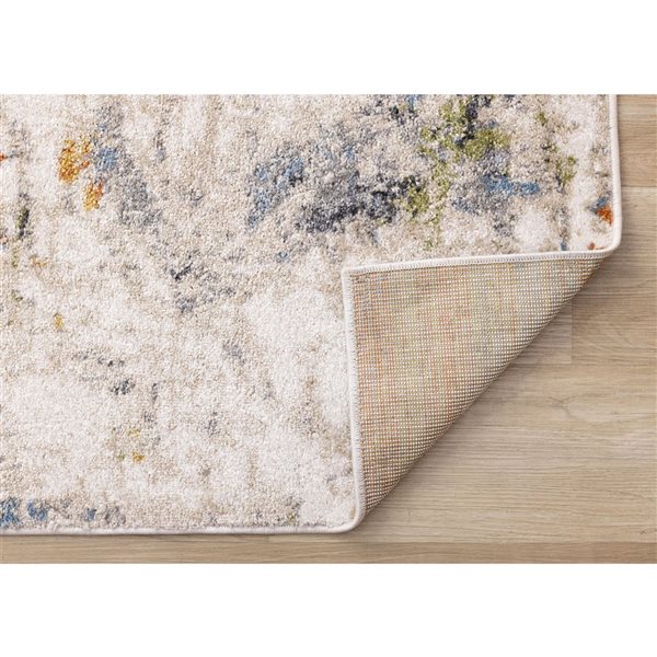 Rug Branch Velora Area Rug Distressed Modern 8 x 11-ft - Taupe