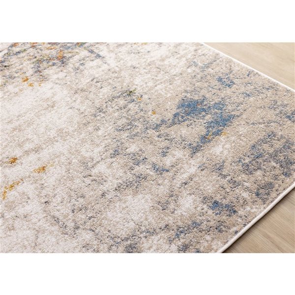 Rug Branch Velora Area Rug Distressed Modern 8 x 11-ft - Taupe