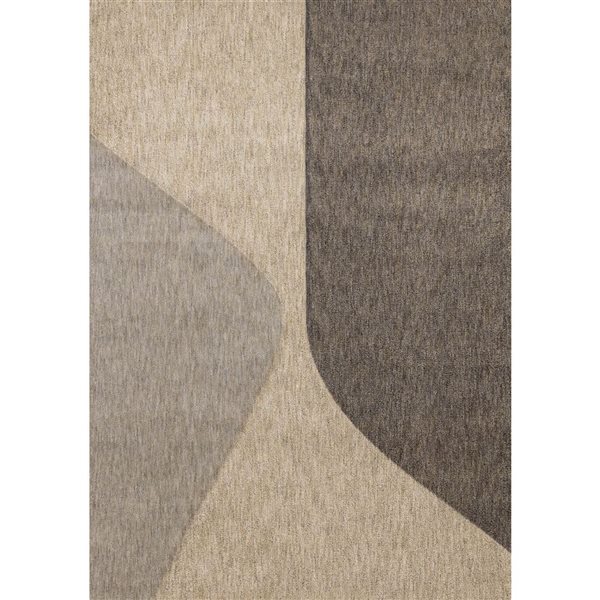 Rug Branch Cora Area Rug Geometric Modern 8 x 11-ft - Beige