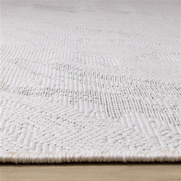 Rug Branch Zyana Area Rug Organic Modern 8 x 11-ft - Cream