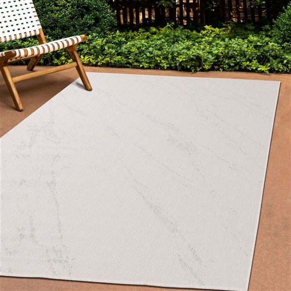Rug Branch Zyana Area Rug Organic Modern 8 x 11-ft - Cream