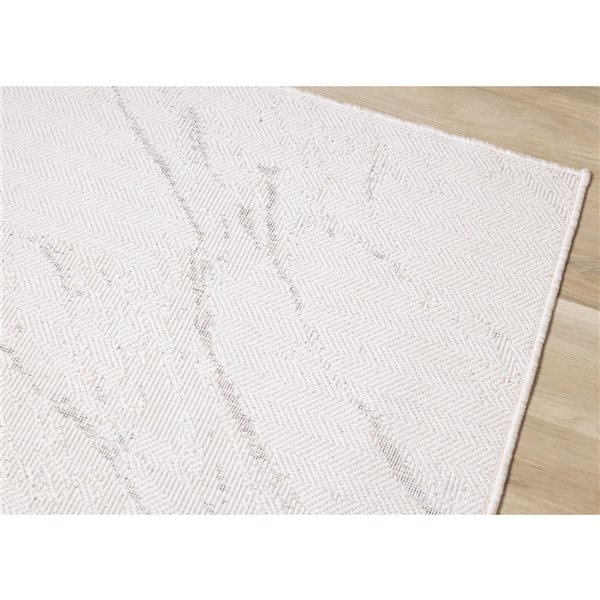 Rug Branch Zyana Area Rug Organic Modern 8 x 11-ft - Cream