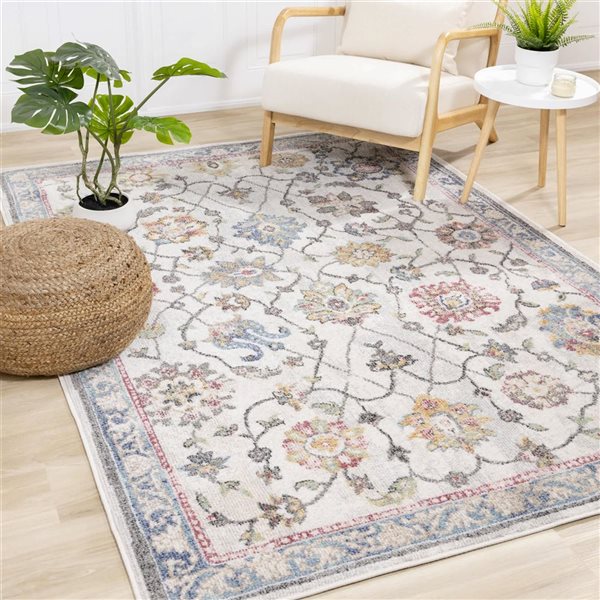Rug Branch Solenne Area Rug Classic 7 x 10-ft - Cream