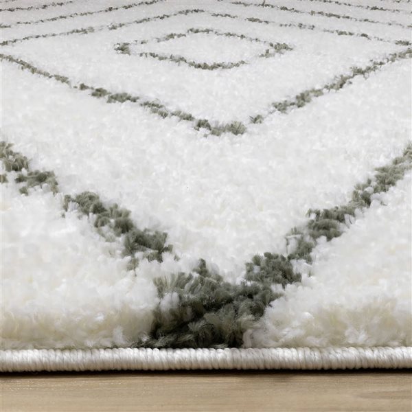 Rug Branch Marakai Area Rug Geometric Modern 8 x 11-ft - Cream