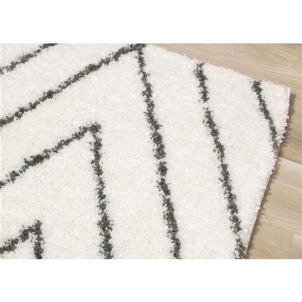Rug Branch Marakai Area Rug Geometric Modern 8 x 11-ft - Cream