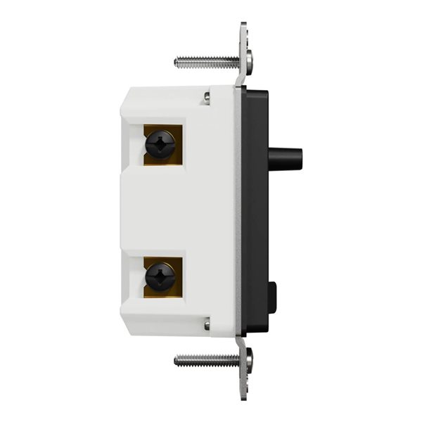 Square D X Series Slide Dimmer Light Switch 15 A 600 W Single-Pole/3-Way - Matte Black