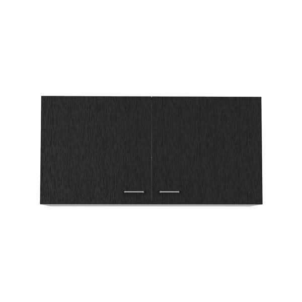 RTA Napoles 2-Door Wall Cabinet - Black