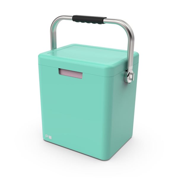 Permasteel Portable Cooler with Dual Carrying Options 14QT - Mint