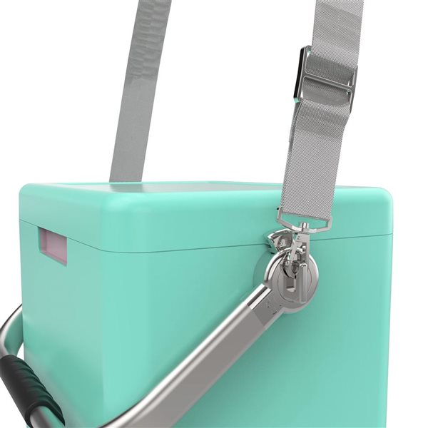 Permasteel Portable Cooler with Dual Carrying Options 14QT - Mint