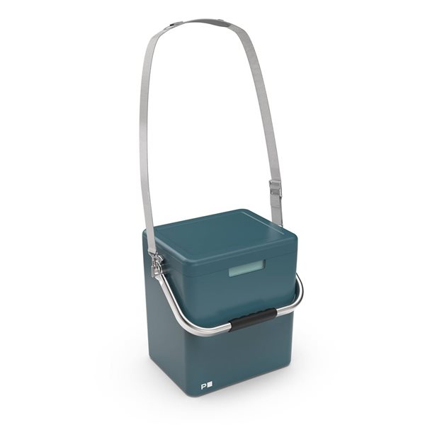 Permasteel Portable Cooler with Dual Carrying Options 14QT - Dark Teal