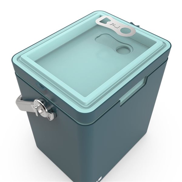 Permasteel Portable Cooler with Dual Carrying Options 14QT - Dark Teal