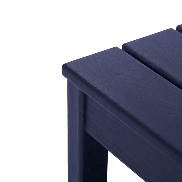 Backyard Lifestyles Club Side Table Square for Outdoor - Navy Blue