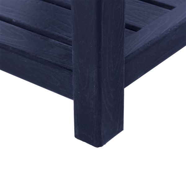 Backyard Lifestyles Club Side Table Square for Outdoor - Navy Blue