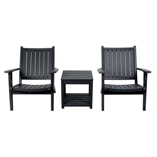 Backyard Lifestyles Club Adirondack Chair - Black
