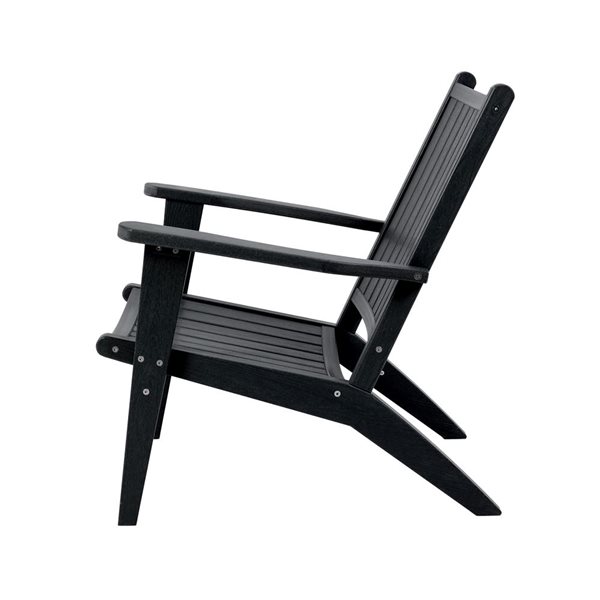 Backyard Lifestyles Club Adirondack Chair - Black