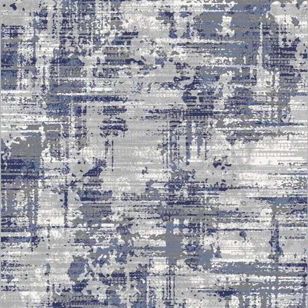Brassex Quinn Area Rug 8 x11-ft - Cream/Blue/Taupe