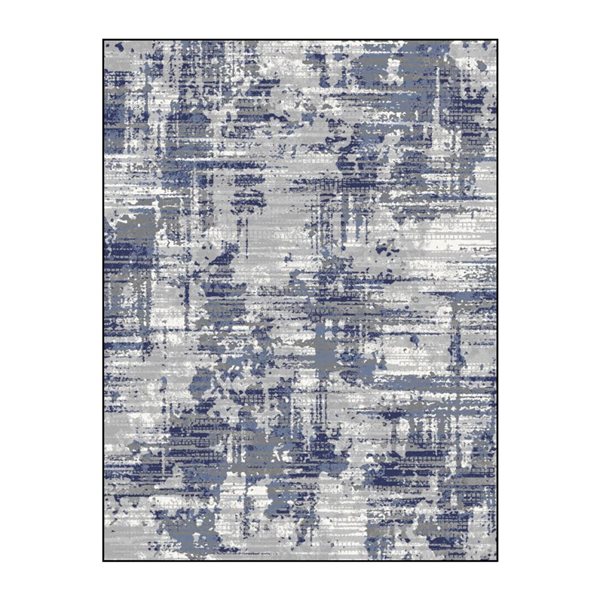 Brassex Quinn Area Rug 8 x11-ft - Cream/Blue/Taupe