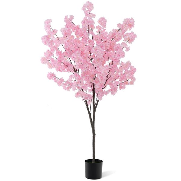 Costway Artificial Plant 6.5-ft Cherry Blossom Tree
