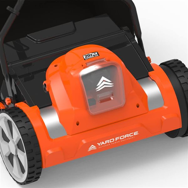 YARDFORCE Cordless Reel Lawn Mower 15-in 20 V