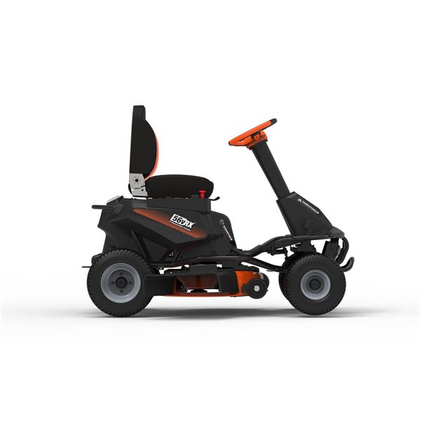 YARDFORCE Riding Lawn Mower Battery-Powered 38-in