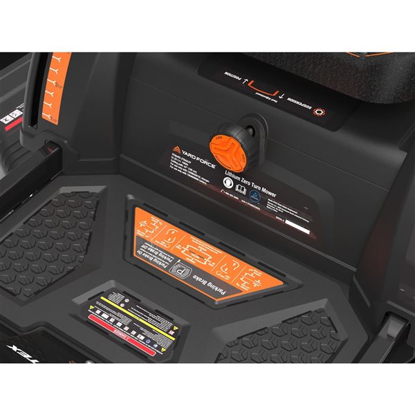 YARDFORCE Riding Lawn Mower Cordless Zero Turn 42-in