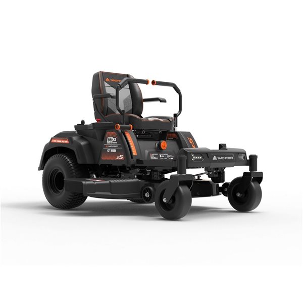 YARDFORCE Riding Lawn Mower Cordless Zero Turn 42-in
