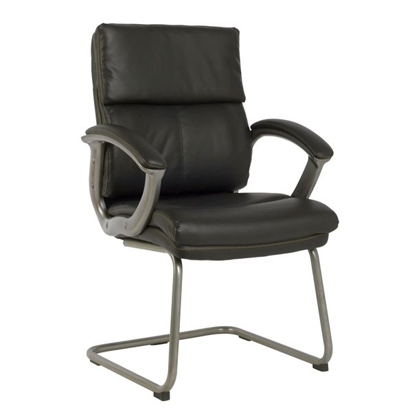 TygerClaw Mid-Back PU Leather Office Chair