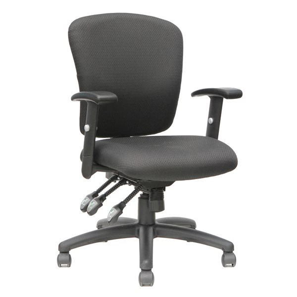 TygerClaw Mid-Back Fabric Office Chair