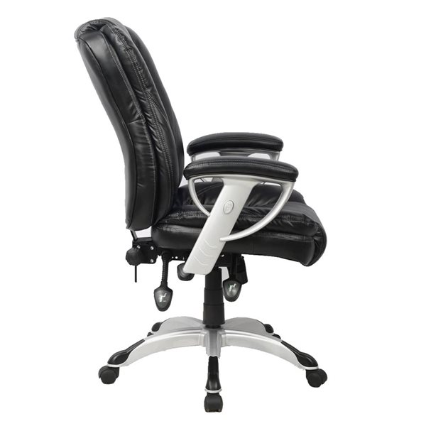 TygerClaw Executive High-Back PU Leather Office Chair