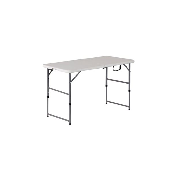 TygerClaw 48-Inch Adjustable Folding Utility Table with Heavy-Duty ...