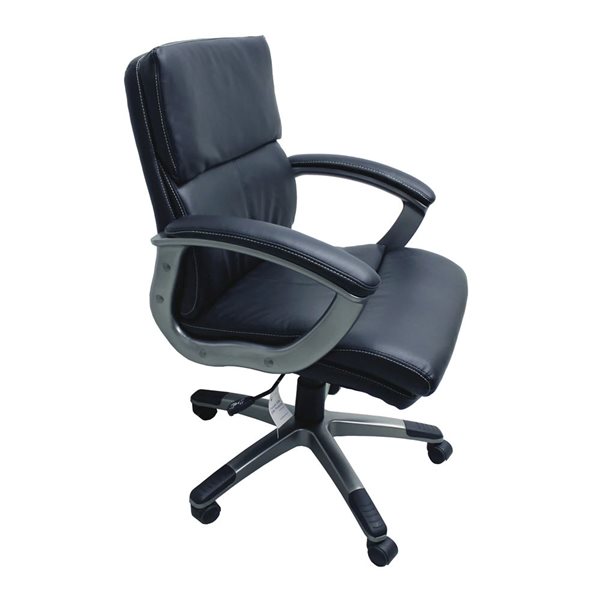 TygerClaw Mid-Back PU Leather Office Chair