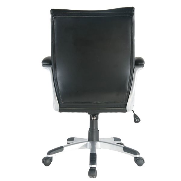 TygerClaw Mid-Back PU Leather Office Chair