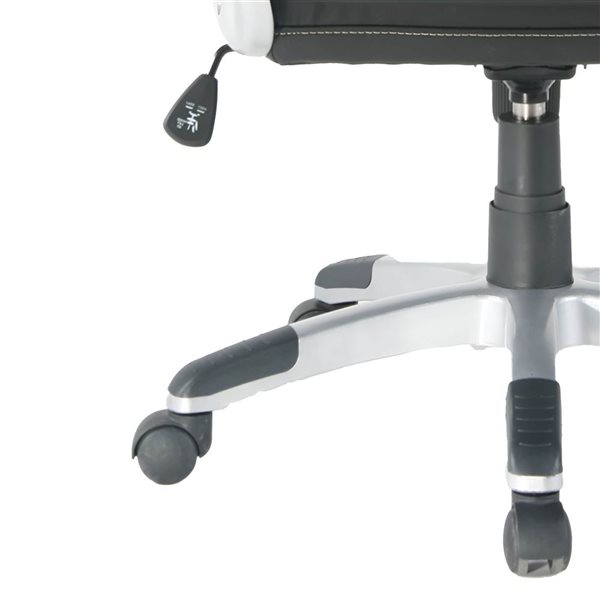 TygerClaw Mid-Back PU Leather Office Chair