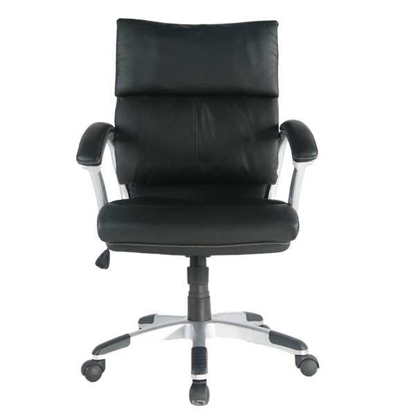 TygerClaw Mid-Back PU Leather Office Chair