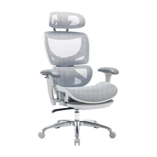 TygerClaw Premium Full-Mesh Ergonomic Executive Chair with 3D Armrests and Alloy Base