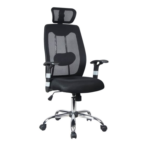 TygerClaw Ergonomic High-Back Mesh Office Chair with Headrest